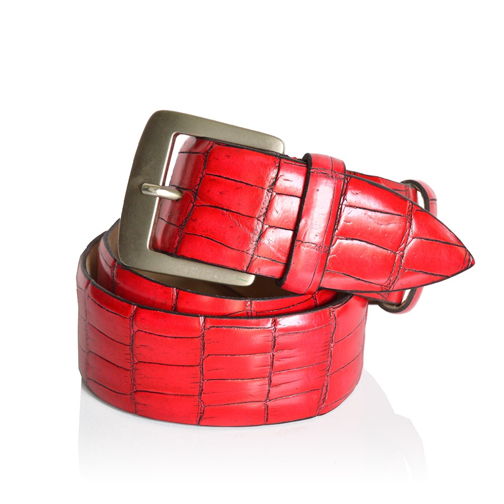 Cintura rossa made in Italy